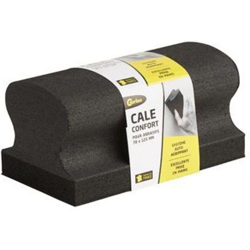 Cale ?rgonomique confort pour abrasifs 70 x 125 mm