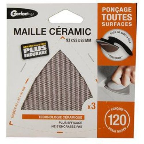 Maille universelles 93 x 93 mm - Grain 120 Gerlon  Maille