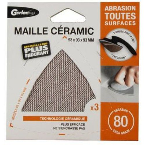 Maille universelles 93 x 93 mm - Grain 80 Gerlon  Maille