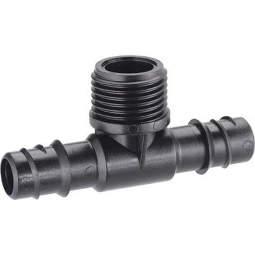Raccord T? filet? m?le 3 voies 15/21 mm