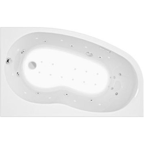 Baignoire baln?o asym?trique angle gauche 160 x 100 cm Allibert Intensea Elba Duo