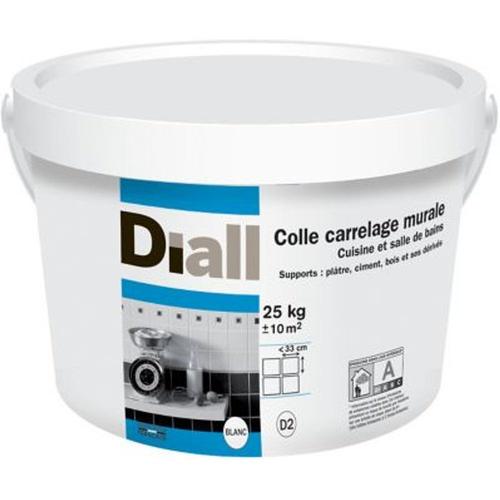 Colle carrelage murale cuisine et salle de bain Diall 25 kg