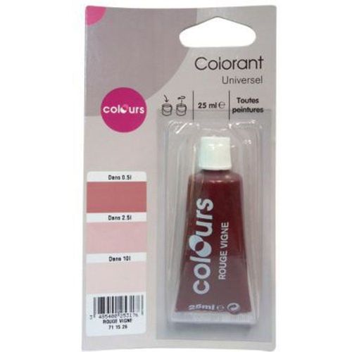 Colorant Colours rouge vigne 25ml
