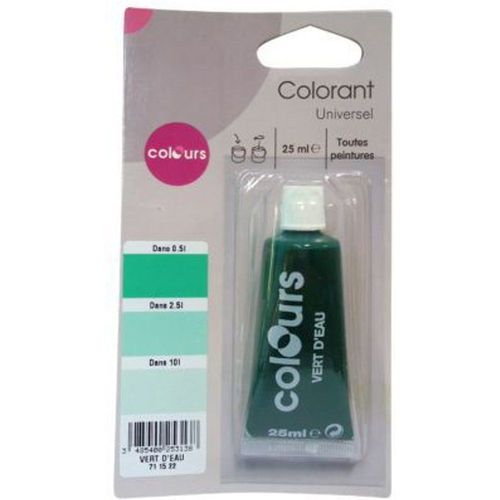 Colorant Colours vert d'eau 25ml