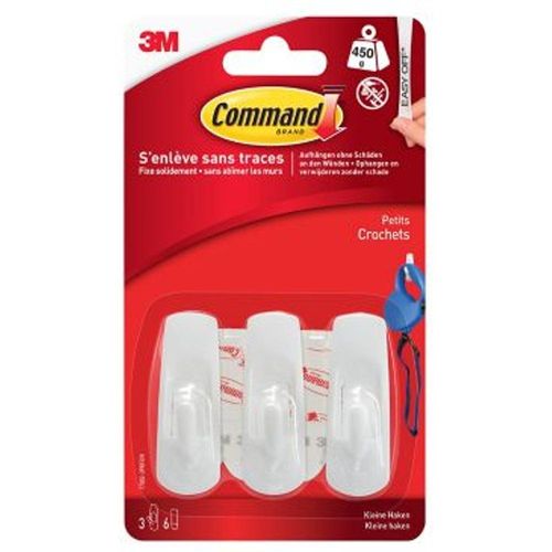 Petit crochet Command 17002-3 3?crochets + 6?languettes