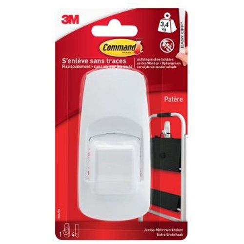 Jumbo Pat?re et languettes Command 17004 1?crochet + 4?languettes