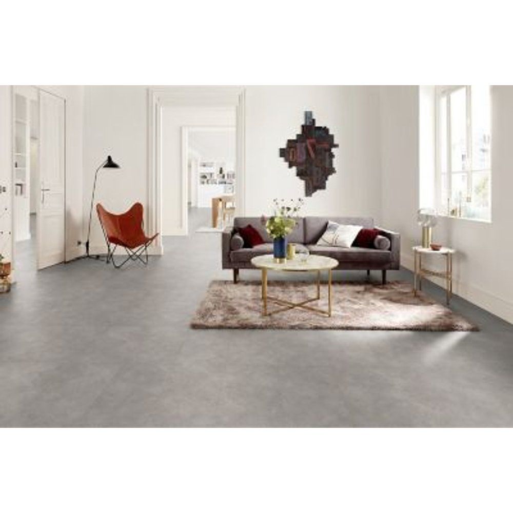 Dalle PVC clipsable Starfloor Ultimate b?ton gris 31 x 61 cm Tarkett (vendue au carton)