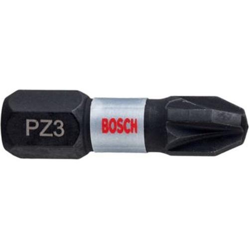 Embout de vissage torsion impact PZ3 25?mm Bosch - 2 pi?ces