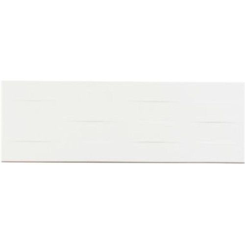 Carrelage mural blanc 20x60cm Plain