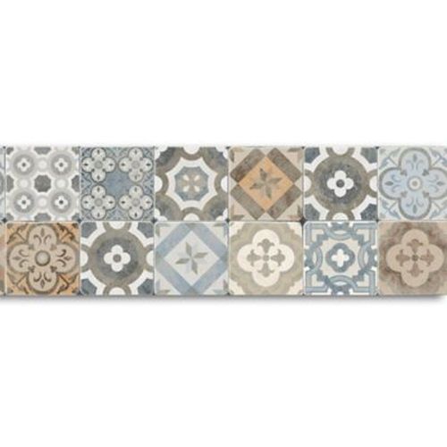 Frise adh?sive Borago GoodHome multicolore