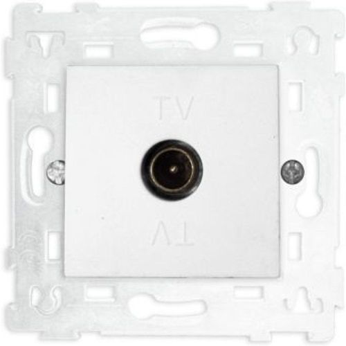 M?canisme de prise TV Colours Kalya blanc glossy