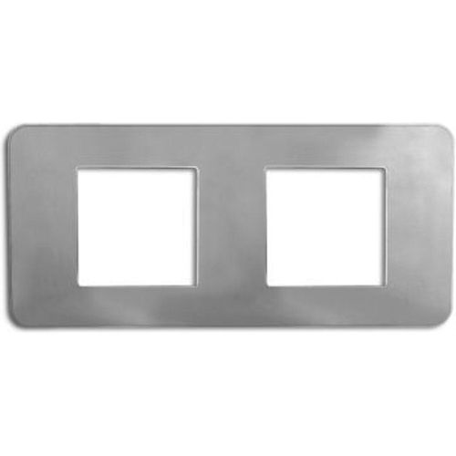 Plaque de finition double Colours Kalya zinc