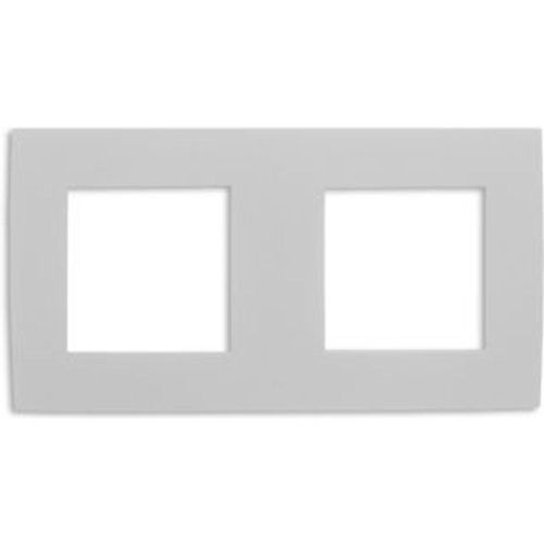 Plaque de finition double Colours Kalya gris