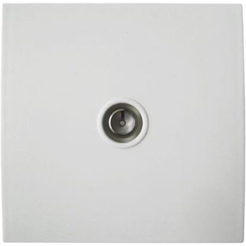 Prise de t?l?vision Diall blanc glossy