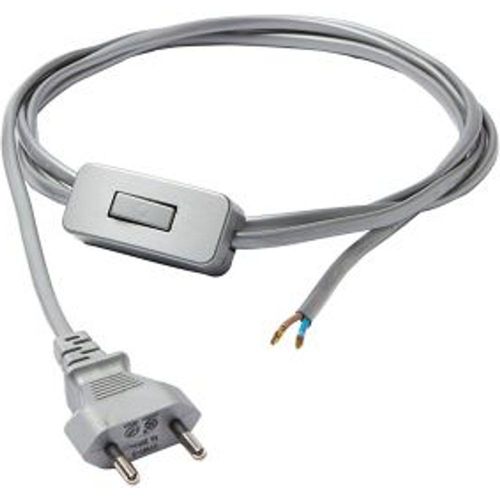 Cordon de lampe avec interrupteur m?tal DIALL 2m