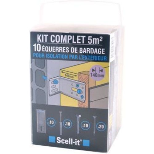 Kit ?querres de bardage 160 mm Scell-It