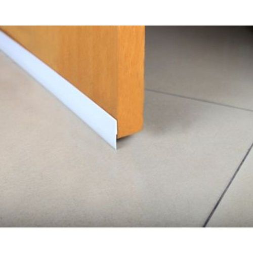 Bas de porte pvc caoutchouc blanc ?p.25 mm L.100 cm