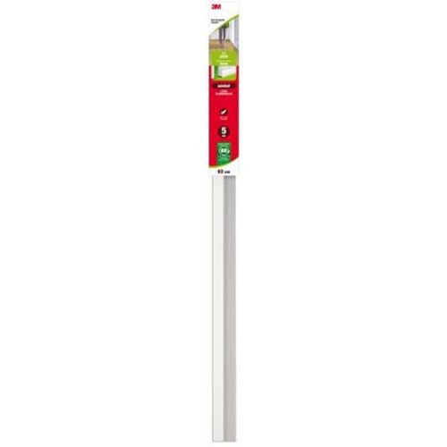 Bas de porte adh?sif sol lisse 3M jusqu'? 15 mm blanc/transparent L.93 cm