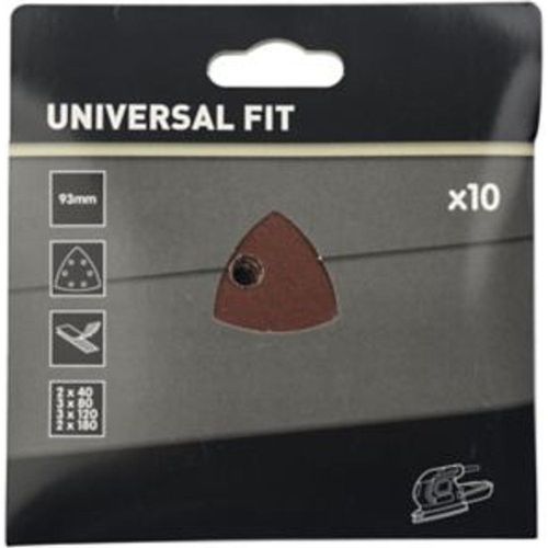 Abrasif pour ponceuse delta Universal 93 mm  10 pi?ces
