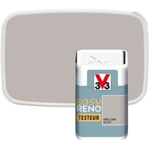 Testeur peinture de r?novation multi-supports V33 Easy Reno gris lune satin 50ml