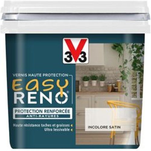 Vernis haute protection V33 Easy Reno incolore satin 0 75L