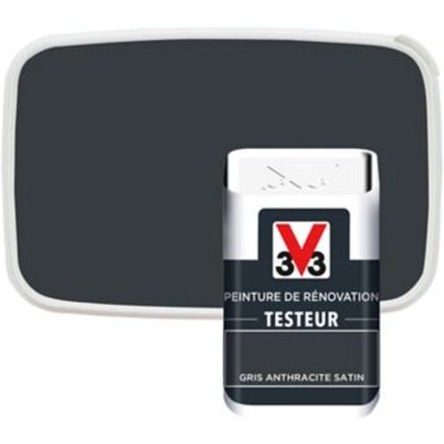 Testeur peinture de r?novation V33 anthracite satin 50ml