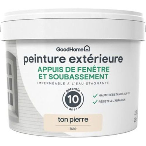 Peinture appuis de fen?tre GoodHome ton pierre 2 5L