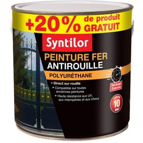 Peinture fer Syntilor Ultra Protect basalte satin? Syntilor 1 5L + 20% gratuit