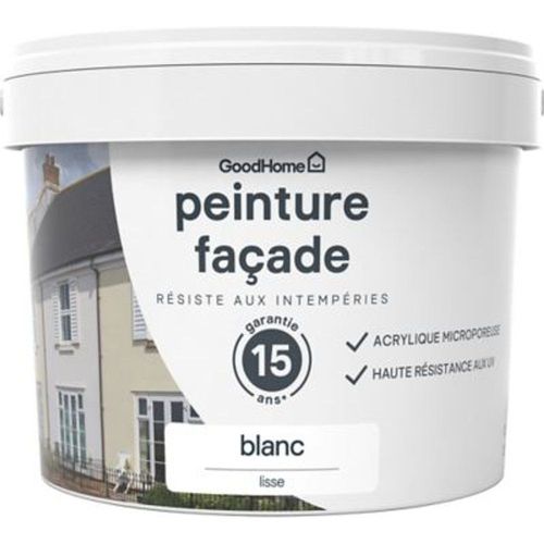 Peinture GoodHome Classique blanc 10L
