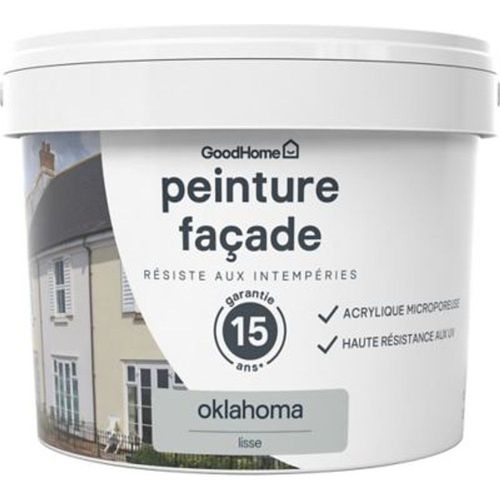 Peinture GoodHome Classique gris Oklahoma 10L