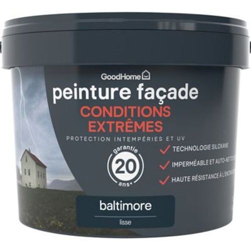 Peinture fa?ade autonettoyante Premium GoodHome 10L