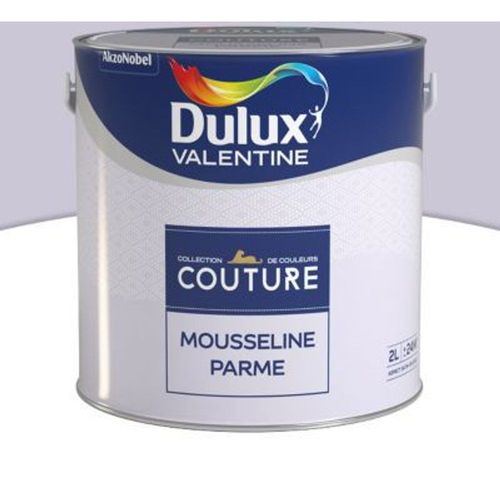 Peinture murs et boiseries Dulux Valentine Couture mousseline parme satin? 2L