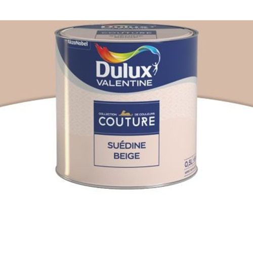 Peinture murs et boiseries Dulux Valentine Couture su?dine beige satin? 0 5L