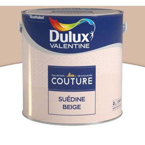 Peinture murs et boiseries Dulux Valentine Couture su?dine beige satin? 2L