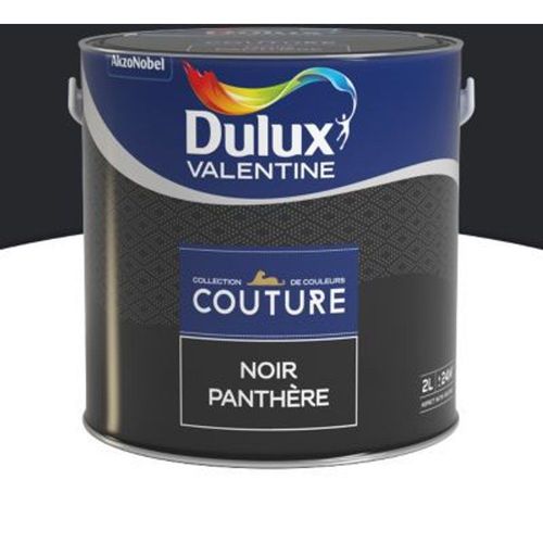 Peinture murs et boiseries Dulux Valentine Couture noir panth?re satin? 2L