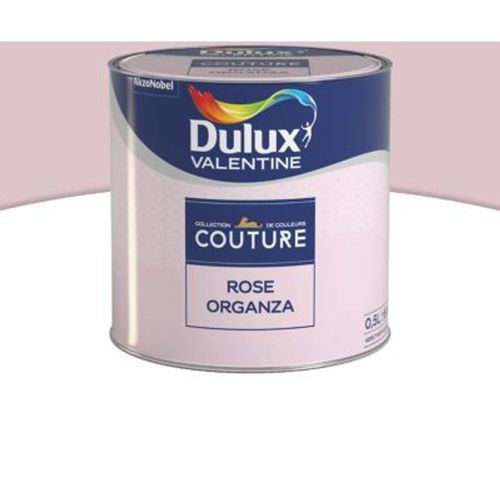 Peinture murs et boiseries Dulux Valentine Couture rose organza satin? 0 5L