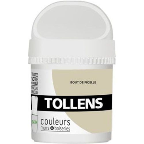Testeur peinture murs et boiseries Tollens bout de ficelle satin 50ml