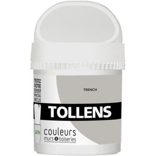 Testeur peinture murs et boiseries Tollens trench satin 50ml