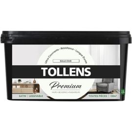 Peinture Tollens premium murs  boiseries et radiateurs bulle d'air satin 2 5L
