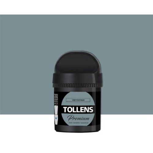 Testeur peinture Tollens premium murs  boiseries et radiateurs vert po?tique mat 50ml