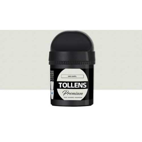 Testeur peinture Tollens premium murs  boiseries et radiateurs gris subtil mat 50ml