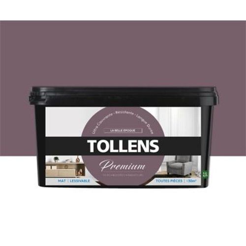 Peinture Tollens premium murs  boiseries et radiateurs la belle ?poque mat 2 5L
