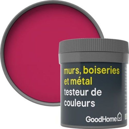 Testeur peinture r?sistante murs  boiseries et m?tal GoodHome rose Himonya mat 50ml