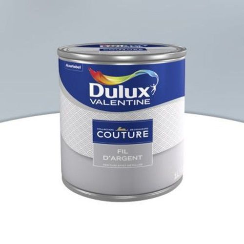 Peinture murs et boiseries Dulux Valentine Couture fil d'argent satin? 1L