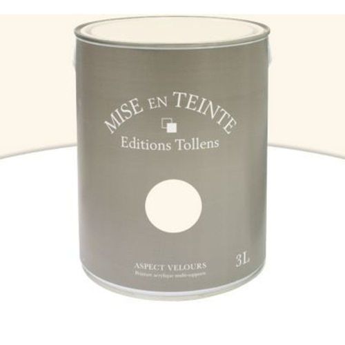 Peinture murs et boiseries Tollens Mise en teinte porcelaine mat velours 3L