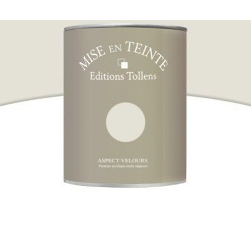 Peinture murs et boiseries Tollens Mise en teinte lin mat velours 1L