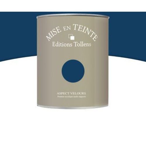Peinture murs et boiseries Tollens Mise en teinte nocturne mat velours 1L