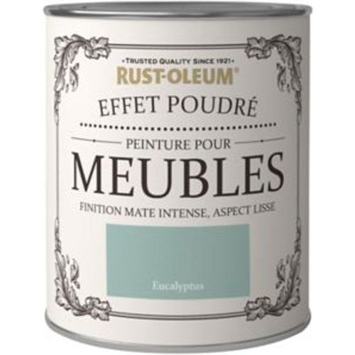 Peinture pour meubles Rust-Oleum eucalyptus effet poudr? mat intense 0 75L