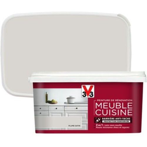 Peinture de r?novation meuble cuisine V33 plume satin 2L