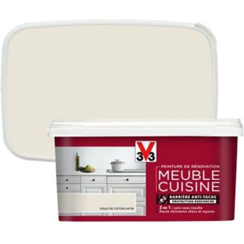 Peinture de r?novation meuble cuisine V33 voile de coton satin 2L
